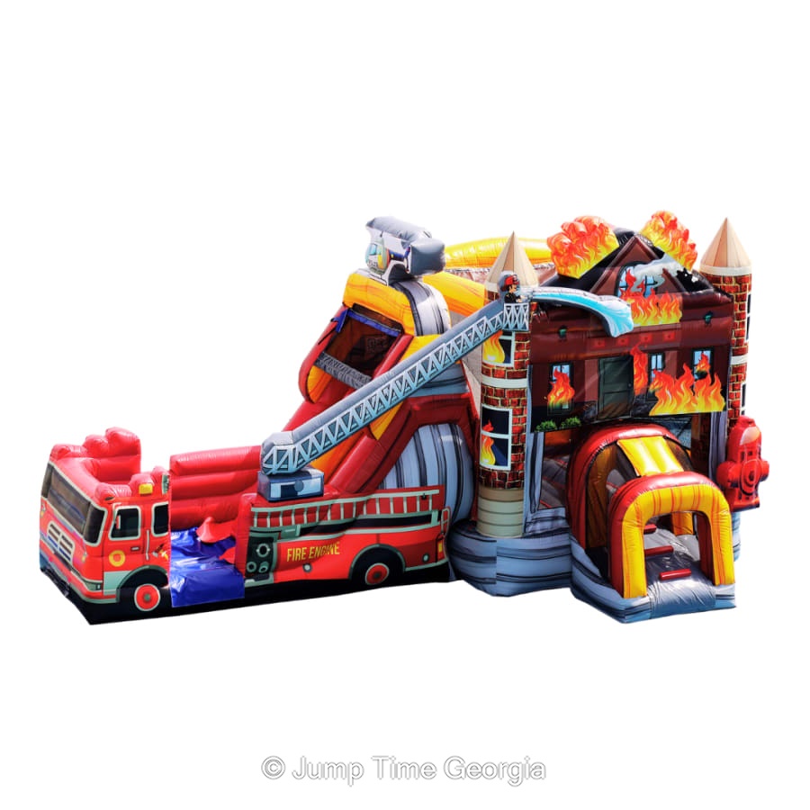 Fire Rescue Splash Dual Lane Combo (Wet & Dry) | Jump Time Georgia